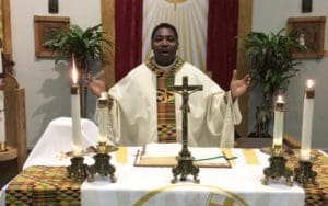 Fr. Mark Celebrating Mass